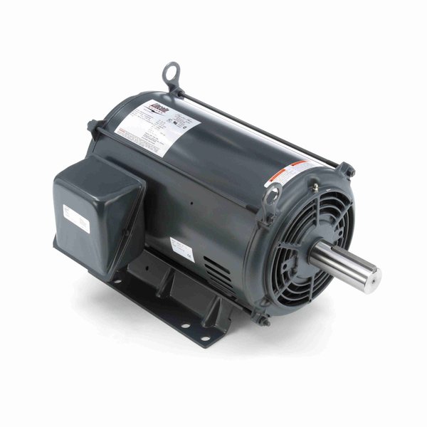 Leeson 20 Hp Elevator Duty Motor, 3 Phase, 3600 Rpm, 200 V, 254T Frame, Odp LM30095